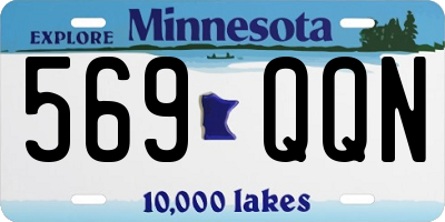 MN license plate 569QQN