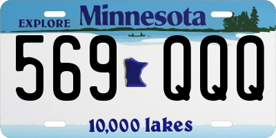 MN license plate 569QQQ