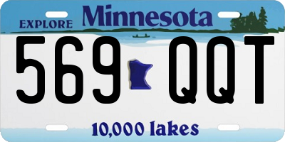 MN license plate 569QQT