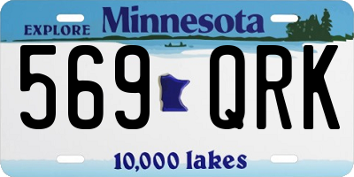 MN license plate 569QRK