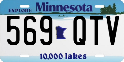 MN license plate 569QTV