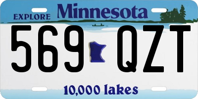 MN license plate 569QZT
