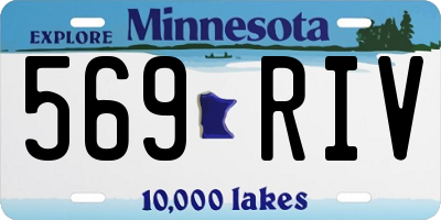 MN license plate 569RIV