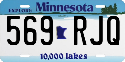 MN license plate 569RJQ