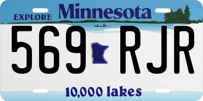 MN license plate 569RJR
