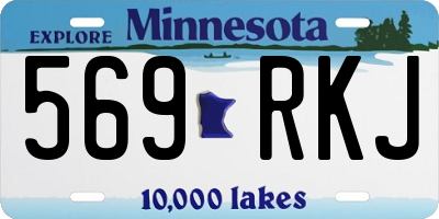 MN license plate 569RKJ