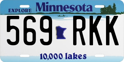 MN license plate 569RKK