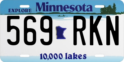 MN license plate 569RKN