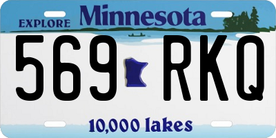 MN license plate 569RKQ