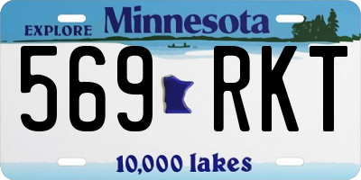 MN license plate 569RKT
