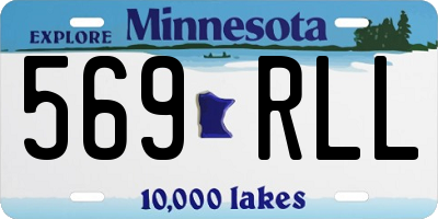 MN license plate 569RLL