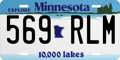 MN license plate 569RLM