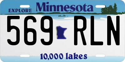 MN license plate 569RLN