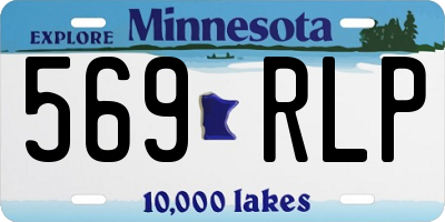 MN license plate 569RLP