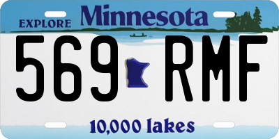 MN license plate 569RMF