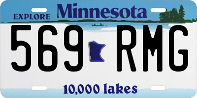 MN license plate 569RMG