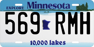 MN license plate 569RMH