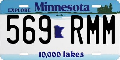 MN license plate 569RMM