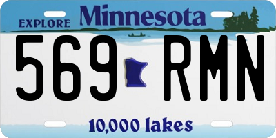 MN license plate 569RMN