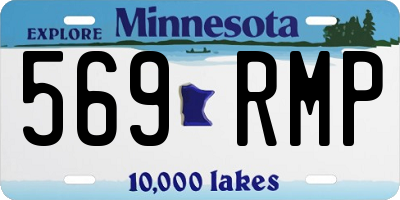 MN license plate 569RMP