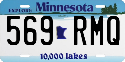 MN license plate 569RMQ