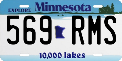 MN license plate 569RMS