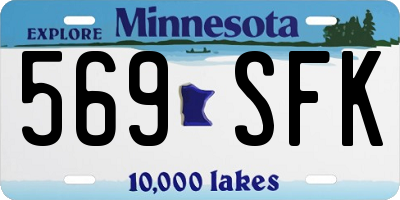 MN license plate 569SFK