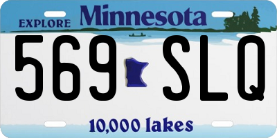 MN license plate 569SLQ