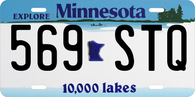 MN license plate 569STQ