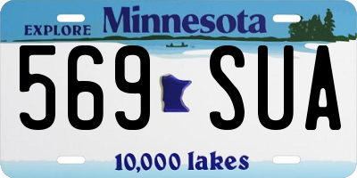 MN license plate 569SUA