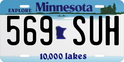 MN license plate 569SUH