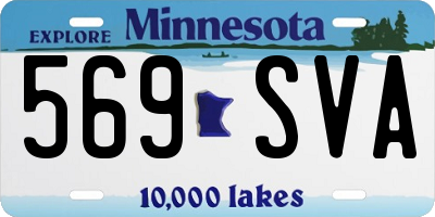 MN license plate 569SVA
