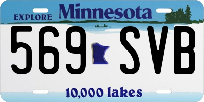 MN license plate 569SVB