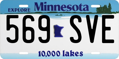 MN license plate 569SVE