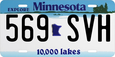 MN license plate 569SVH
