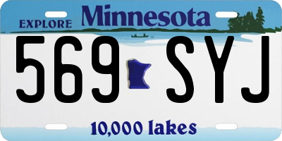 MN license plate 569SYJ