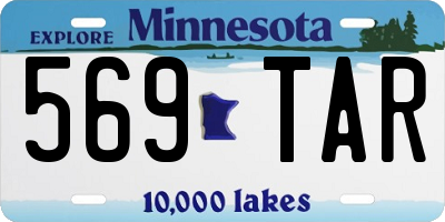 MN license plate 569TAR