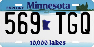 MN license plate 569TGQ