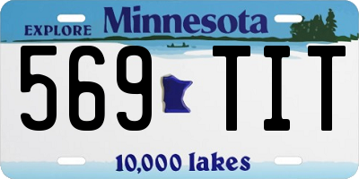 MN license plate 569TIT