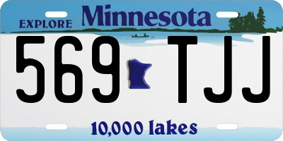 MN license plate 569TJJ