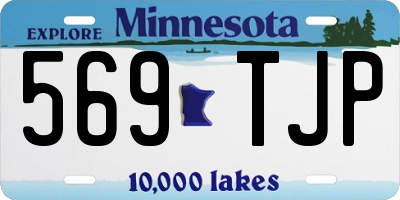 MN license plate 569TJP