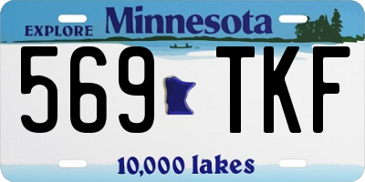 MN license plate 569TKF