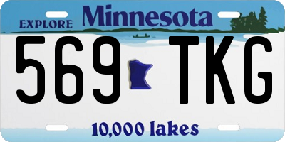 MN license plate 569TKG