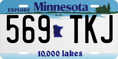 MN license plate 569TKJ