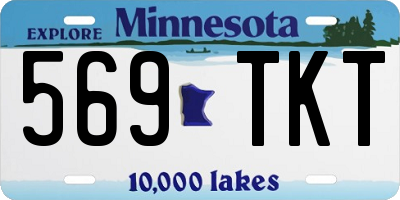 MN license plate 569TKT