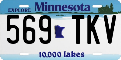MN license plate 569TKV