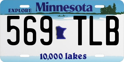 MN license plate 569TLB
