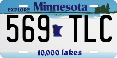 MN license plate 569TLC