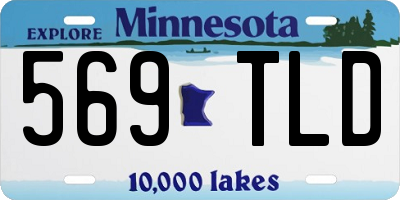 MN license plate 569TLD