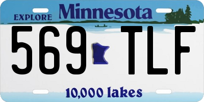 MN license plate 569TLF